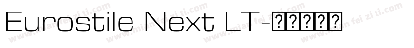 Eurostile Next LT字体转换